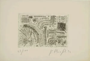 Fausto Maria Franchi, Abstract Composition, Etching, 1994