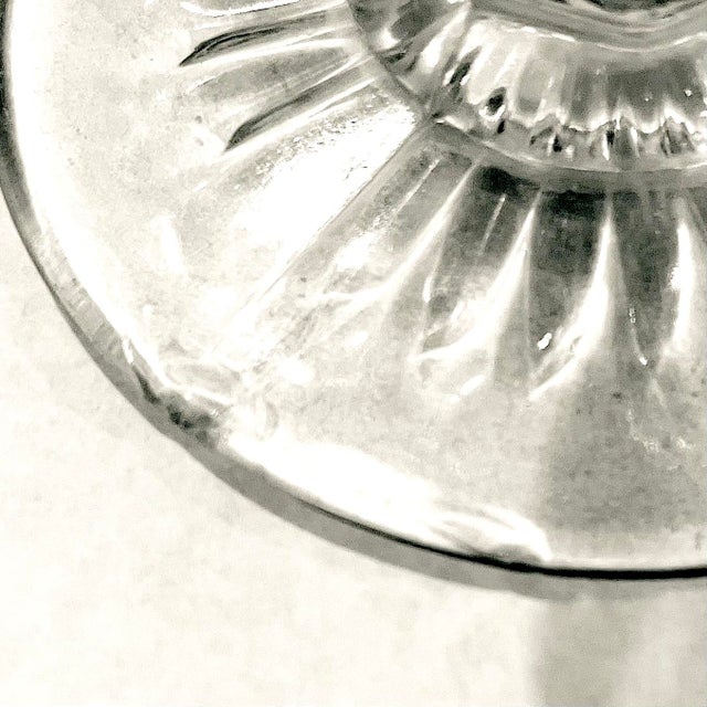 Transparent 1870's E. A. P. G.. Flint Glass "Grape and Magnet" Water Goblets - Set of 4 For Sale - Image 8 of 10