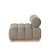 Gray Four Hands Roma Outdoor Sectional Armless Piece, Alessi Fawn For Sale - Image 8 of 12