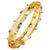 Miriam Salat Studded Translucent Vintage Resin Bangle Silver & White Topaz For Sale - Image 15 of 18