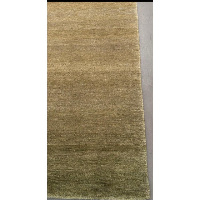 Modern Nepalese Wool & Silk Runner For Sale - Image 4 of 10