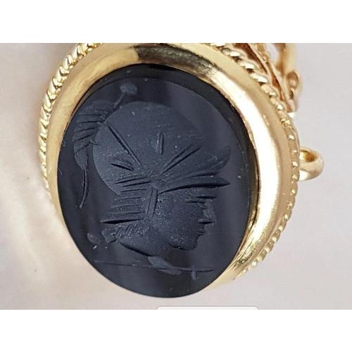 Vintage Gold and Black Onyx Novelty Seal Charm by Slade & Kempton, London, 1967 For Sale - Image 6 of 16