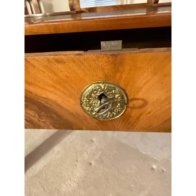 Biedermeier Early 18th Century Biedermeier Writing Desk With a Working Lock For Sale - Image 3 of 12