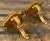 Vintage Gilt Tipped Wall Brackets - A Pair For Sale - Image 12 of 12