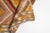 Turkish Mid 20th Century Terracotta and Ochre Diamond Design Kilim For Sale - Image 3 of 10