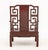 Brown Chinese Carved Rosewood Armchair For Sale - Image 8 of 10