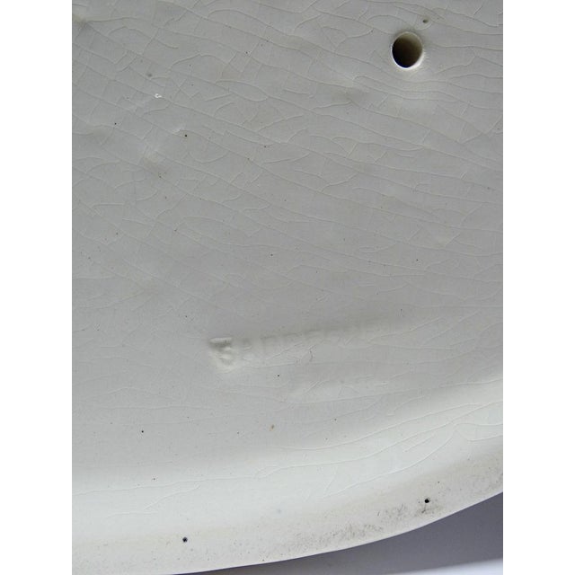 Large Art Deco Faience Bust from Sarreguemines, 20th Century For Sale - Image 15 of 17