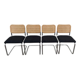 Marcel Breuer Knoll Cesca Dining Chairs - Set of 4 For Sale