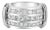 Three Row Princess Cut Diamond Ring 1.86cttw, Size 5 For Sale