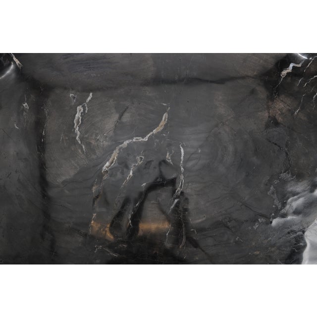 Black Petrified Wood Coffee Table by Xyleia Petrified Wood For Sale - Image 9 of 11