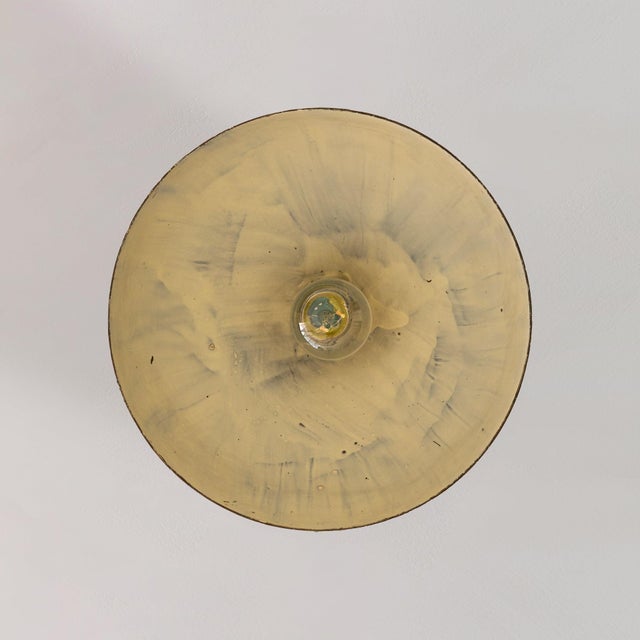 Italian Etched Copper Maple Leaf Pendant Light by Victor Cerrato, 1960s For Sale - Image 10 of 10