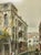Grand Tour Luigi Zugolo, Peaceful Venetian Canal Scenes in a Pair of Paintings For Sale - Image 3 of 8