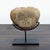 2000 - 2009 Natural Stone Sculpture With Metal Stand - Unique Engraved Art Piece For Sale - Image 5 of 8