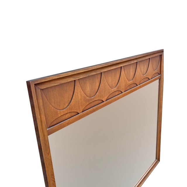 Broyhill Brasilia Wall Mirror in Vintage Mid Century Modern Style Mr are and sought after Brasilia line by Broyhill. Solid...