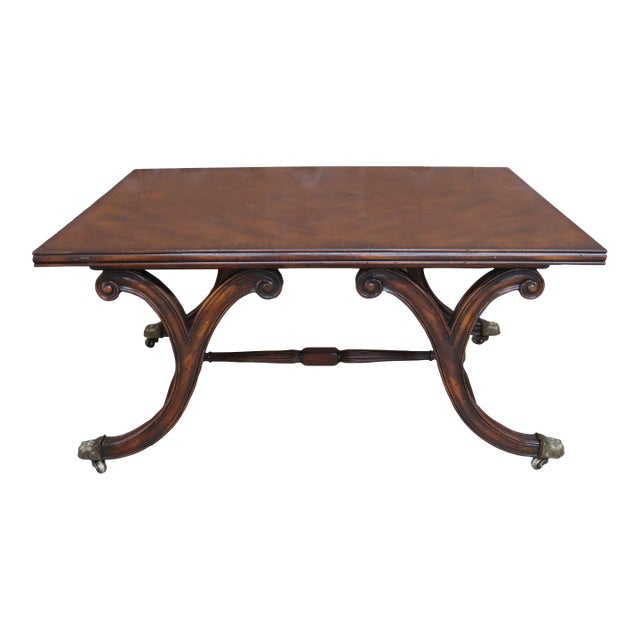 Lyre Base Coffee Table For Sale
