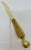 Mid-Century Modern Mid-Century Brass Letter Opener and Magnifying Glass For Sale - Image 3 of 9