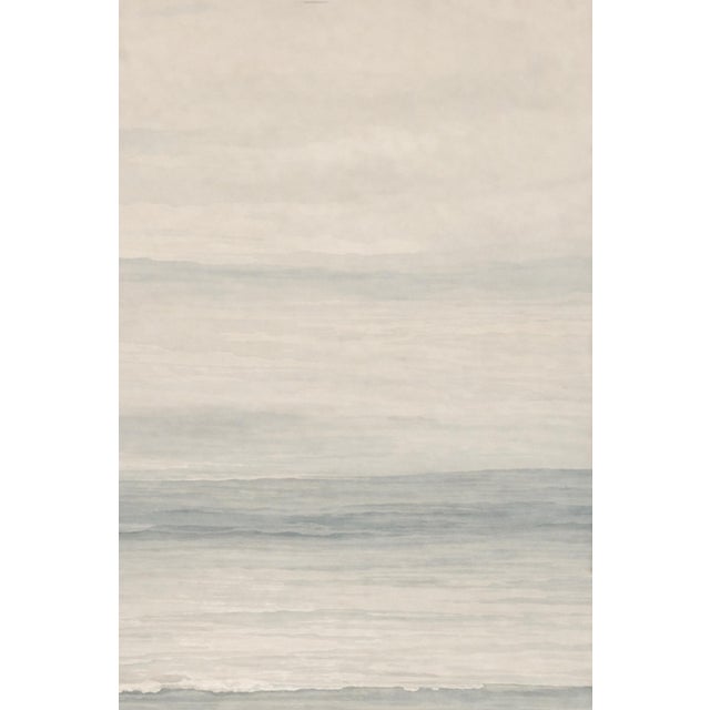 Not Yet Made - Made To Order Soft Coastal Waves, Neutral Seascape Wall Art Print, 24″ × 36″ For Sale - Image 5 of 9