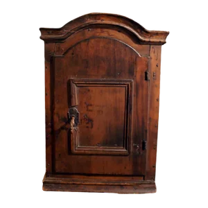 18th Century Swedish Small Pine Spice Cabinet