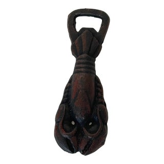 Vintage Cast Iron Lobster Bottle Opener For Sale