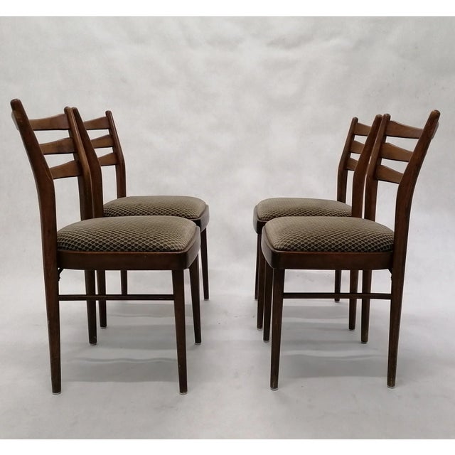 Chairs from Spahn, Set of 4, in Good conditions. Designed 1960 to 1969 This piece has an attribution mark, I am sure that...