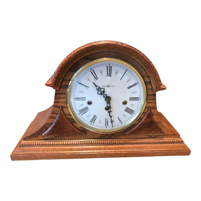 Howard Miller Wood Mantel Clock Chairish