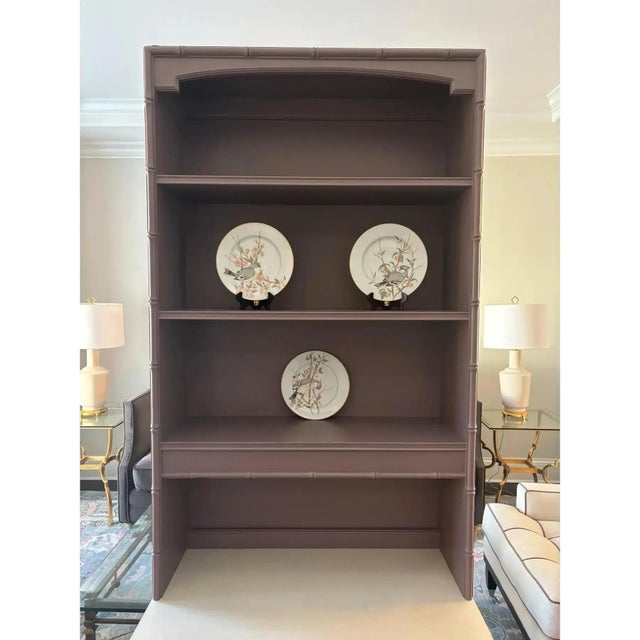 Thomasville Late 20th Century Two-Piece Display Bookcase Chest by Thomasville For Sale - Image 4 of 10