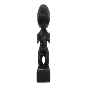 Vintage African Hand-Carved Wood Fertility Statue