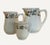Ceramic Set of 3 Table Pitchers of Varying Sizes From the Greenbrier Hotel in White Sulphur Springs, West Virginia For Sale - Image 7 of 7