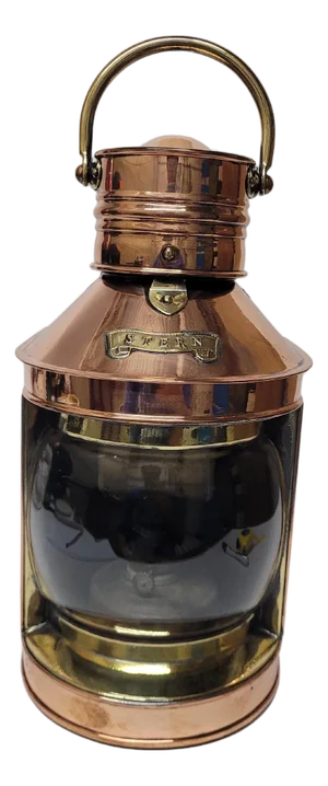 Solid Copper Ships Stern Lantern by Davey