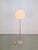 Vintage Opaline Glass Globe Floor Lamp from Hufnagel Leuchten, Germany, 1970s For Sale - Image 6 of 13