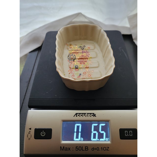 Japanese Porcelain Soap Dish For Sale - Image 11 of 12
