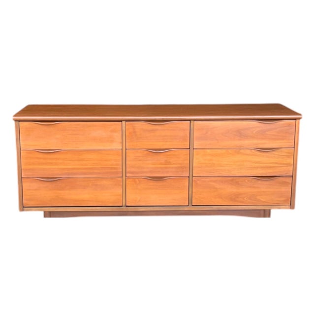 1960s Danish Modern Walnut Dresser For Sale - Image 14 of 15