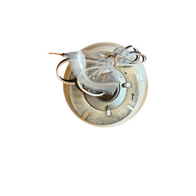 Rare 1930s Benjamin Dome Enamel Reflector Pendant 6 Available - Mint Condition For Sale In Los Angeles - Image 6 of 6