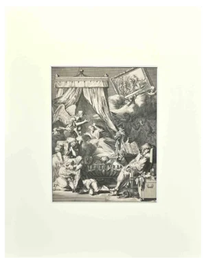 Romeyn de Hooghe, La Manière de se Bien Preparer à La Mort, Etching, 1700
