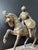 Vintage medieval knight on horseback sculpture “sec. Xv” decorative vintage sculpture depicting a medieval armored knight...