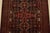1990s Baloch Runner 3’5” X 8′ Black Wool Vintage Tribal Hand-Knotted Oriental Rug For Sale - Image 5 of 13