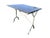 Blue French Marble Topped and Cast Iron Bistro Table For Sale - Image 8 of 8