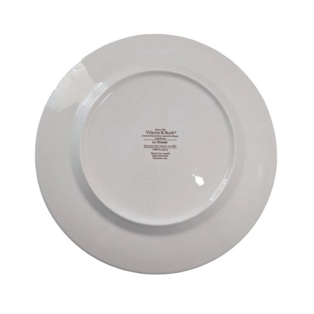 Villeroy & Boch La Chasse Le Retour Dinner Plate Discontinued Toile Hunting Condition: Excellent, no chips or cracks, a...