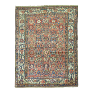 Antique Khani Persian Malayer Square Rug, 4'10'' X 6'