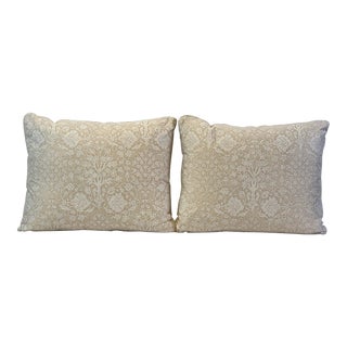 Mariano Fortuny “Alberelli” Feather /Down Pillows - a Pair For Sale