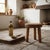 Contemporary Early 20th Century Primitive Pine Wood Milking Stool-Rustic Farmhouse-Plant Stand-Country-Cottage For Sale - Image 3 of 10