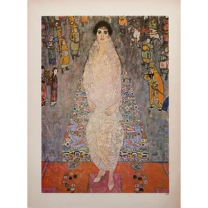 1964 After Gustav Klimt, "Portrait of Baroness Elisabeth Bachofen-Echt" Large Photogravure