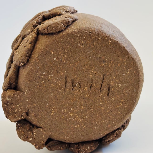 Original Vintage Margaret Hudson Earth Art Pottery Owl For Sale - Image 11 of 11