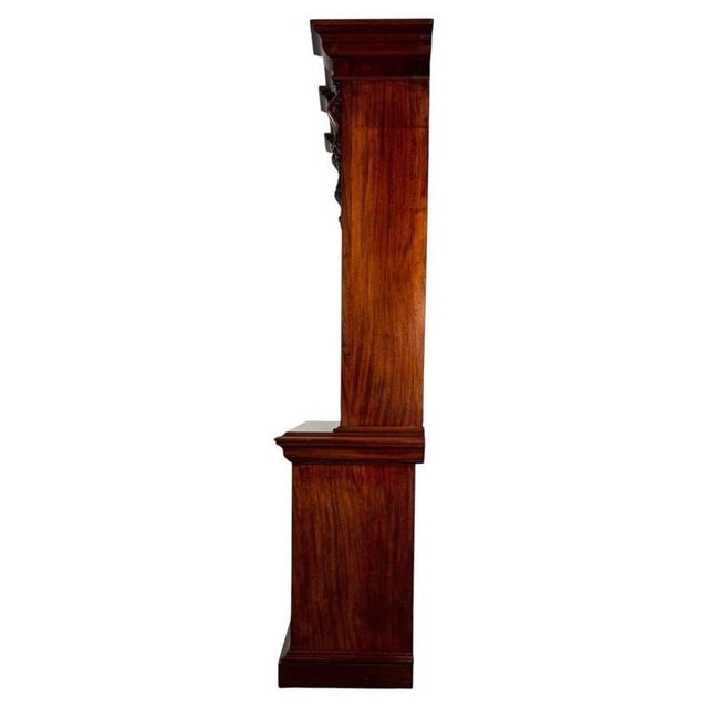 Antique English Mahogany Bookcase, 1800s For Sale - Image 6 of 12