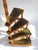 Wood Victorian Wooden Library Staircase, 1960s For Sale - Image 7 of 11
