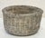 Mid 20th Century English Basket-Weave Style Garden Stone Round Planter Pots - Two Available For Sale - Image 5 of 10