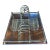 1980s Modern Lucite and Steel Desk Organizer For Sale