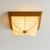 Vintage Scandinavian Flush Mount in Pine and Fabric, 1960s For Sale - Image 4 of 7