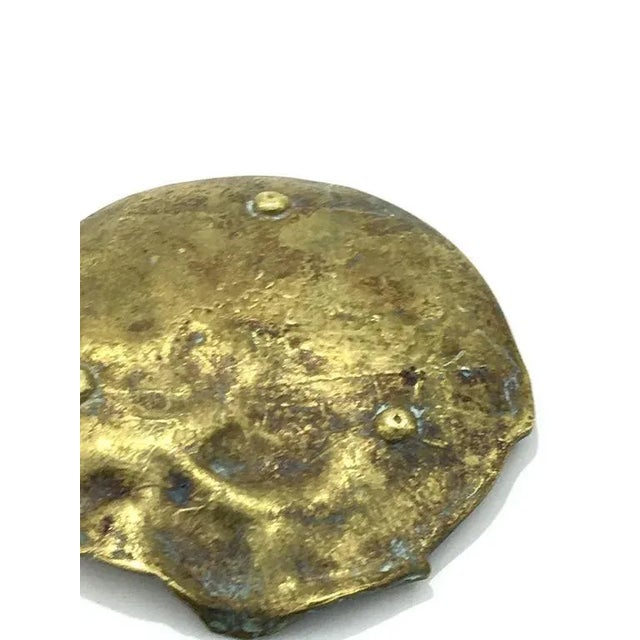 1960s Brass Floral Ashtray, 1960s For Sale - Image 5 of 6