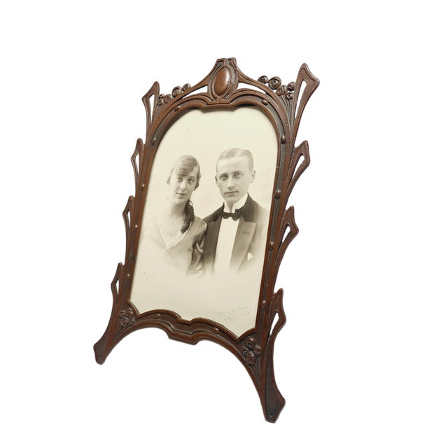 Art Nouveau Tin Frame, France, 1950s For Sale - Image 13 of 14